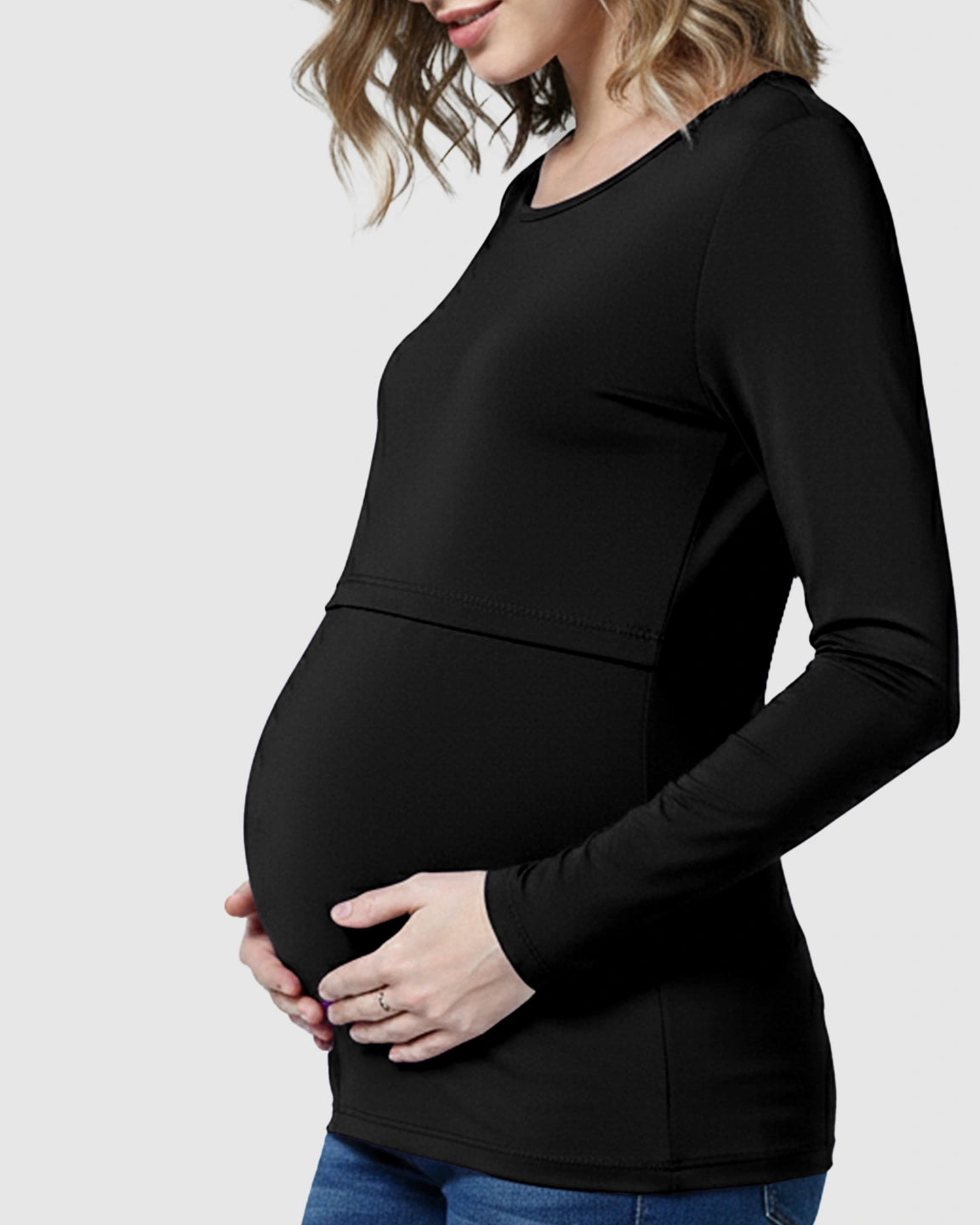 Lift-Up Front Casual Maternity & Nursing Top