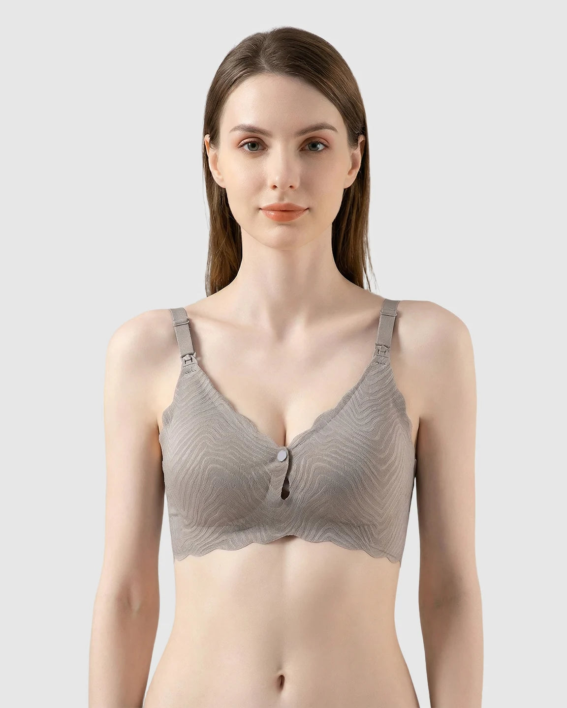 Dual Clasp Seamless Maternity Nursing Bra