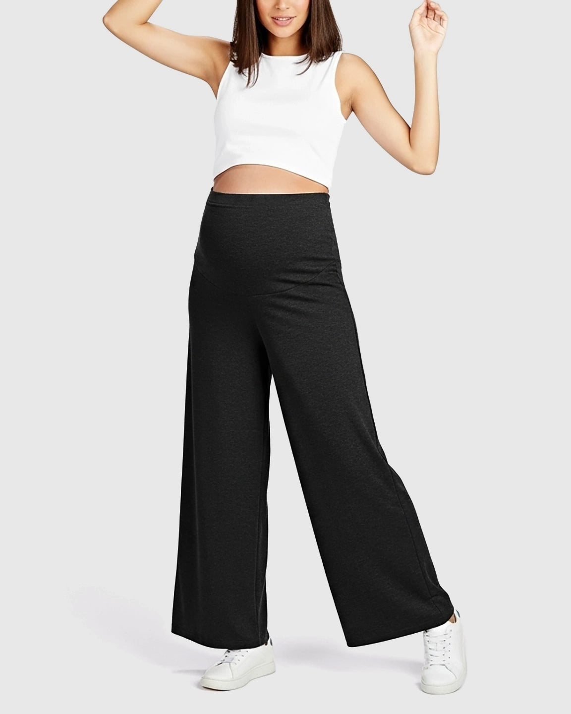 Comfort Fit Elastic Waist Maternity Pants