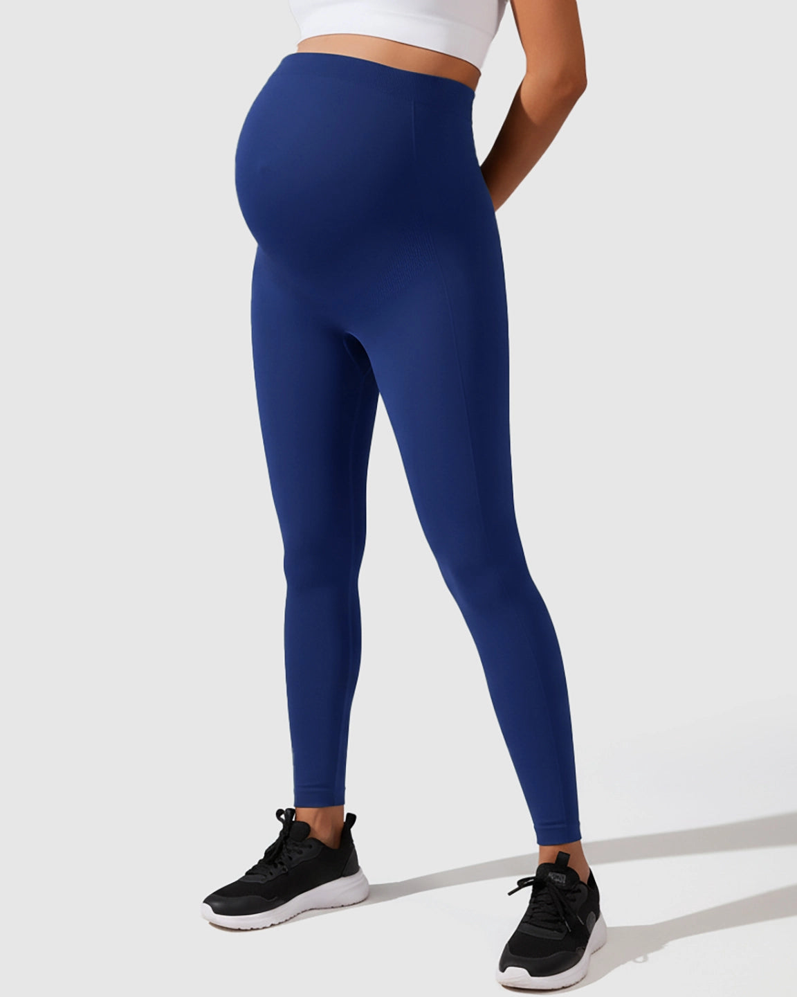 Seamless M-shape Maternity Leggings