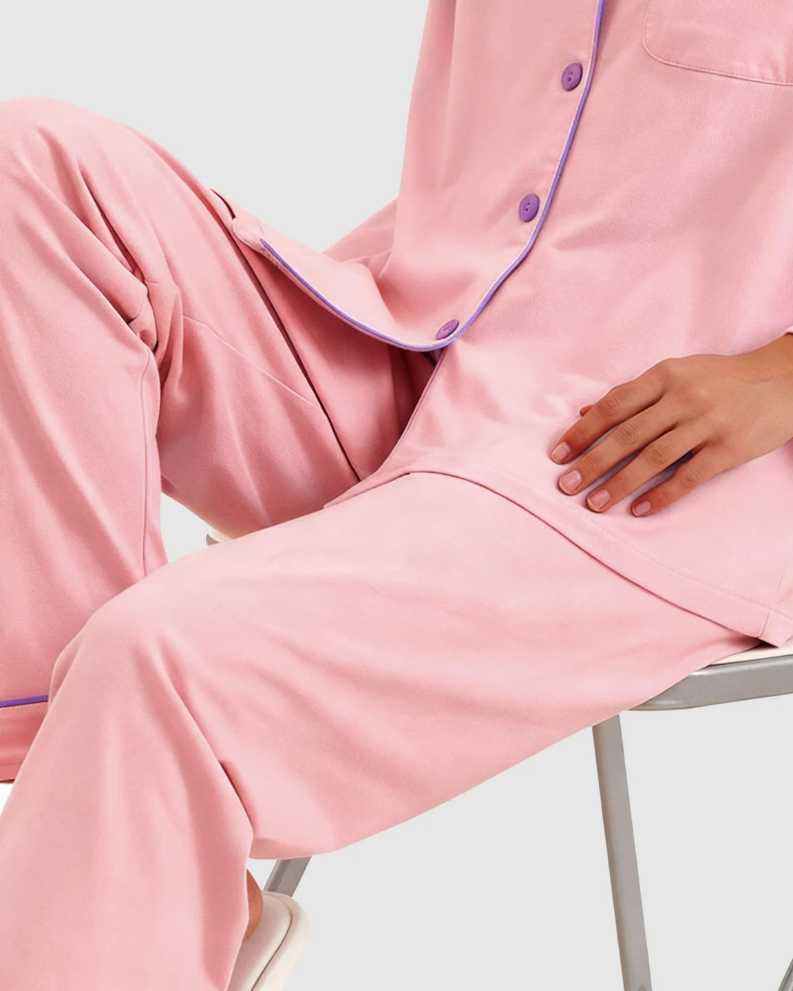 Nursing-Ready Cozy Maternity Sleepwear Set