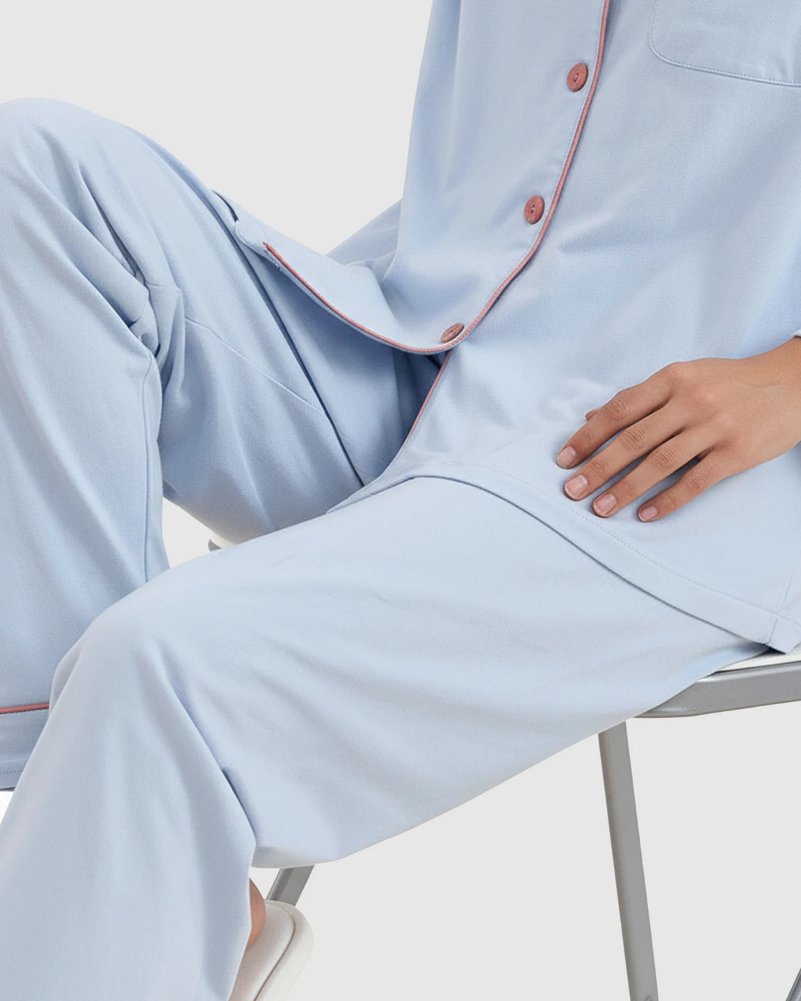 Nursing-Ready Cozy Maternity Sleepwear Set