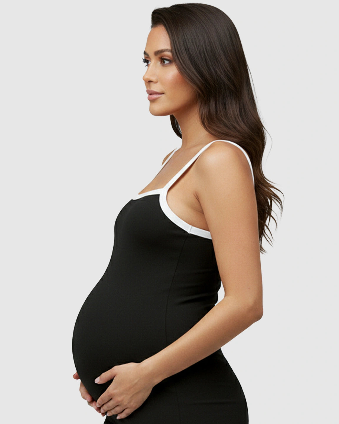 Sleeveless Casual Maternity Jumpsuit