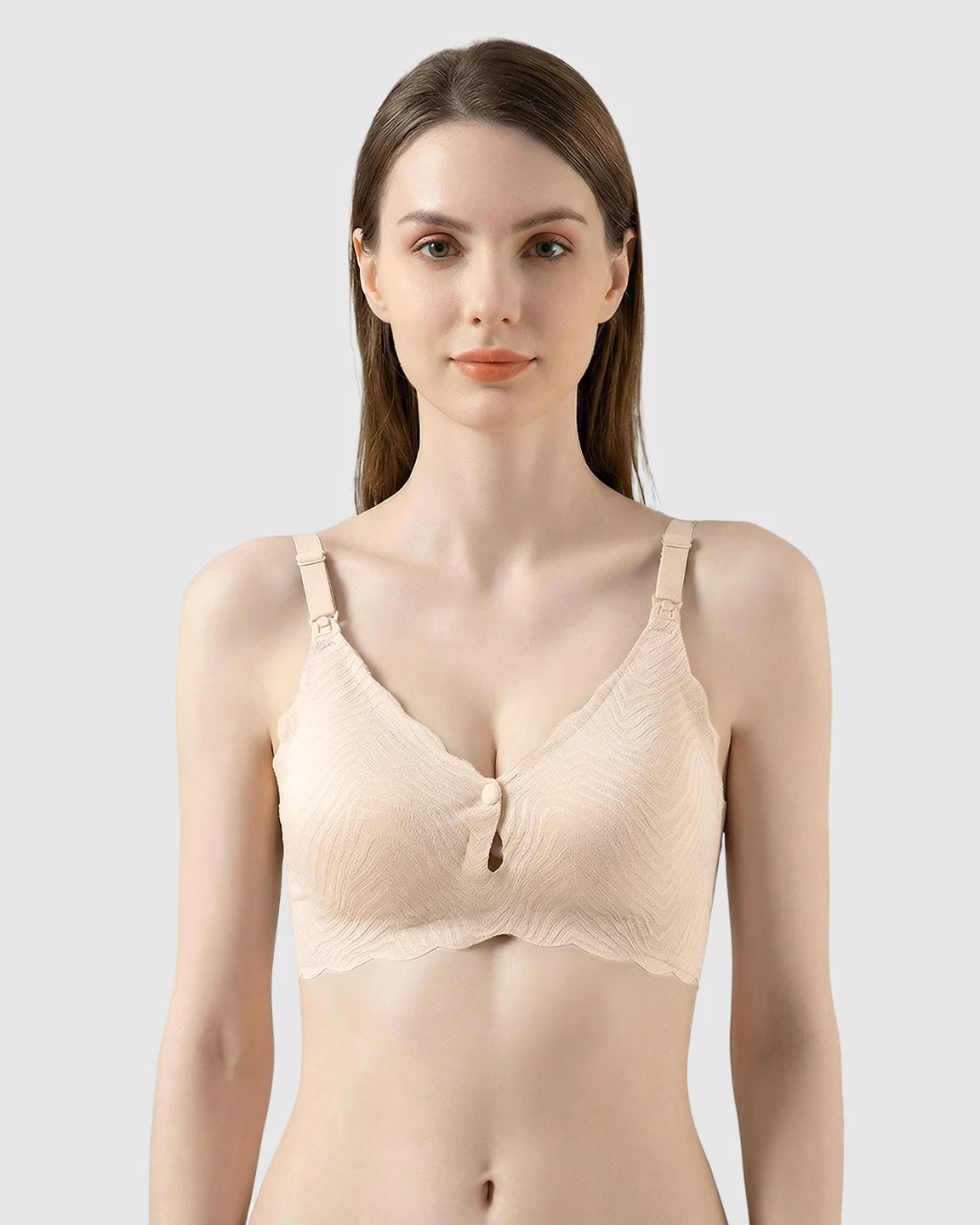 Dual Clasp Seamless Maternity Nursing Bra