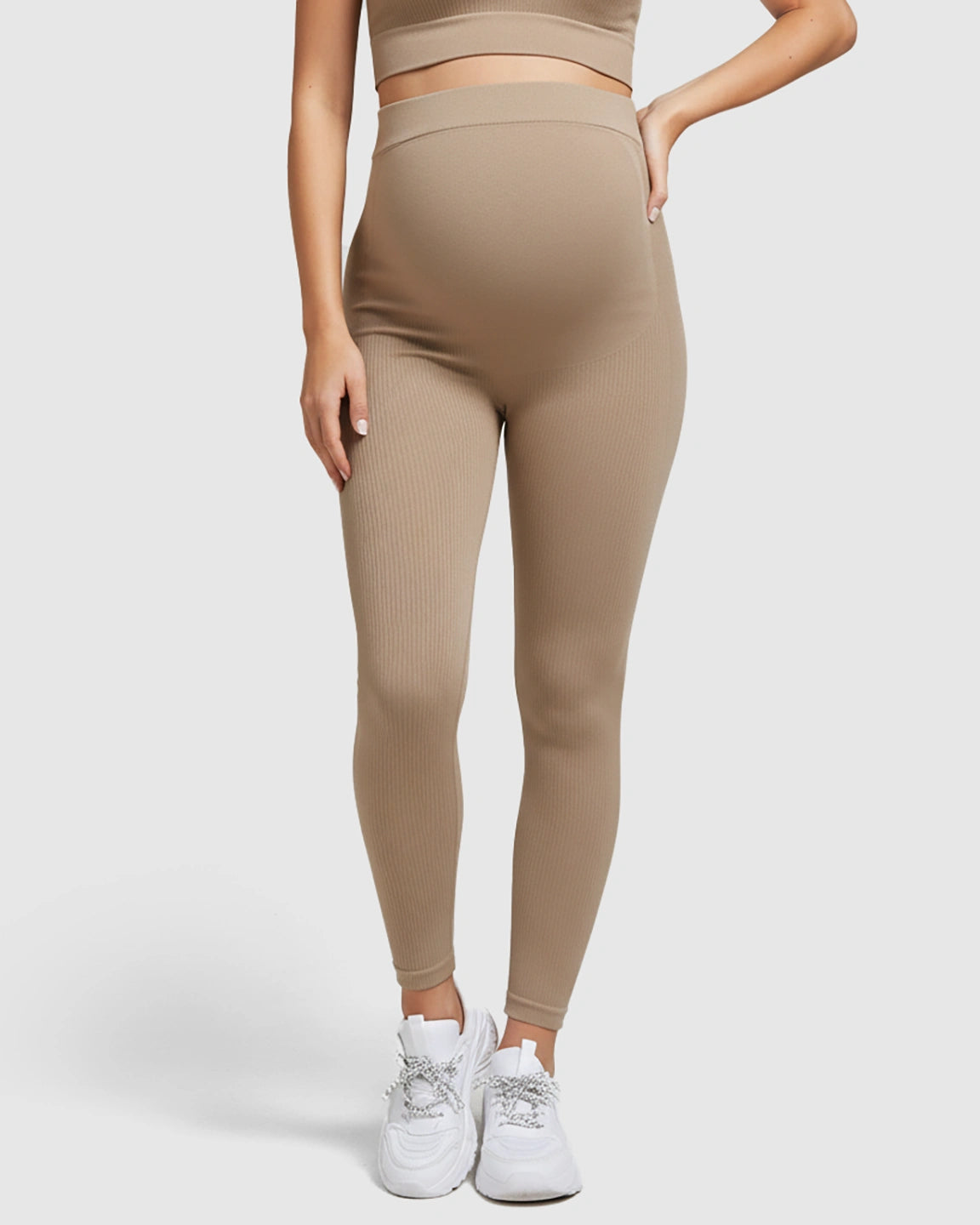 Nylon Stretch Comfort Fit Maternity Activewear Set