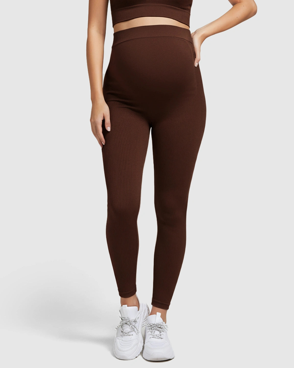 Nylon Stretch Comfort Fit Maternity Activewear Set