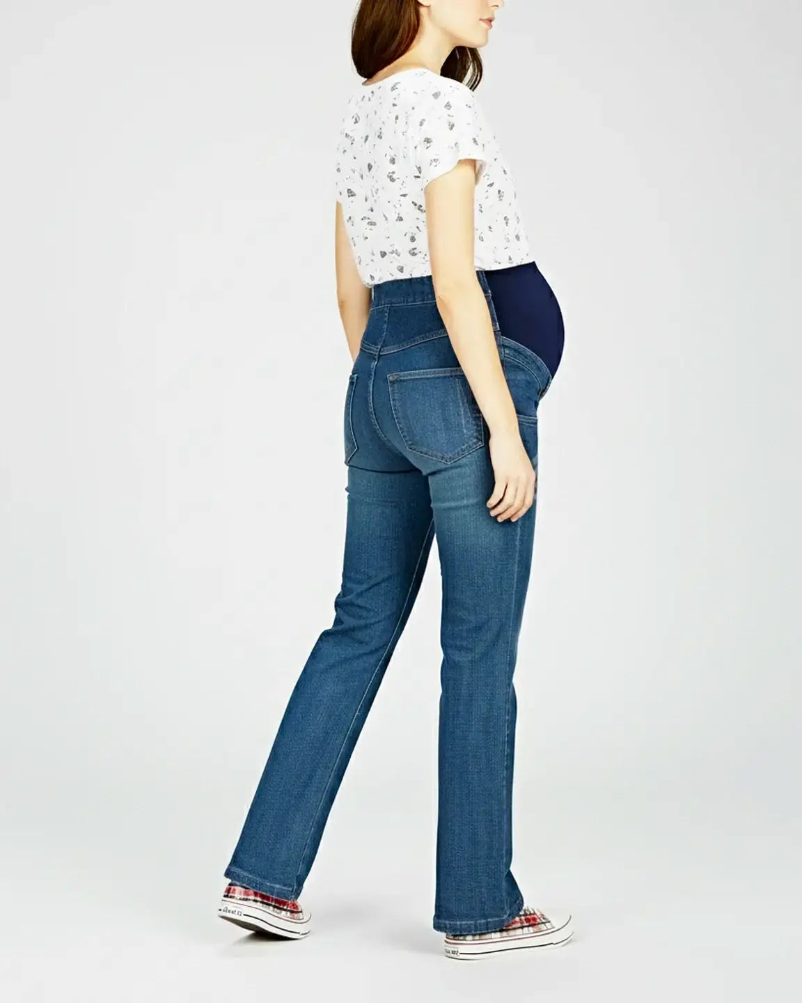 Classic Boot-Cut Maternity Jeans
