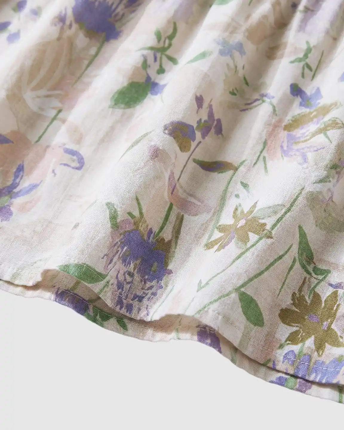 Thin Strapped Floral Maternity Nightdress