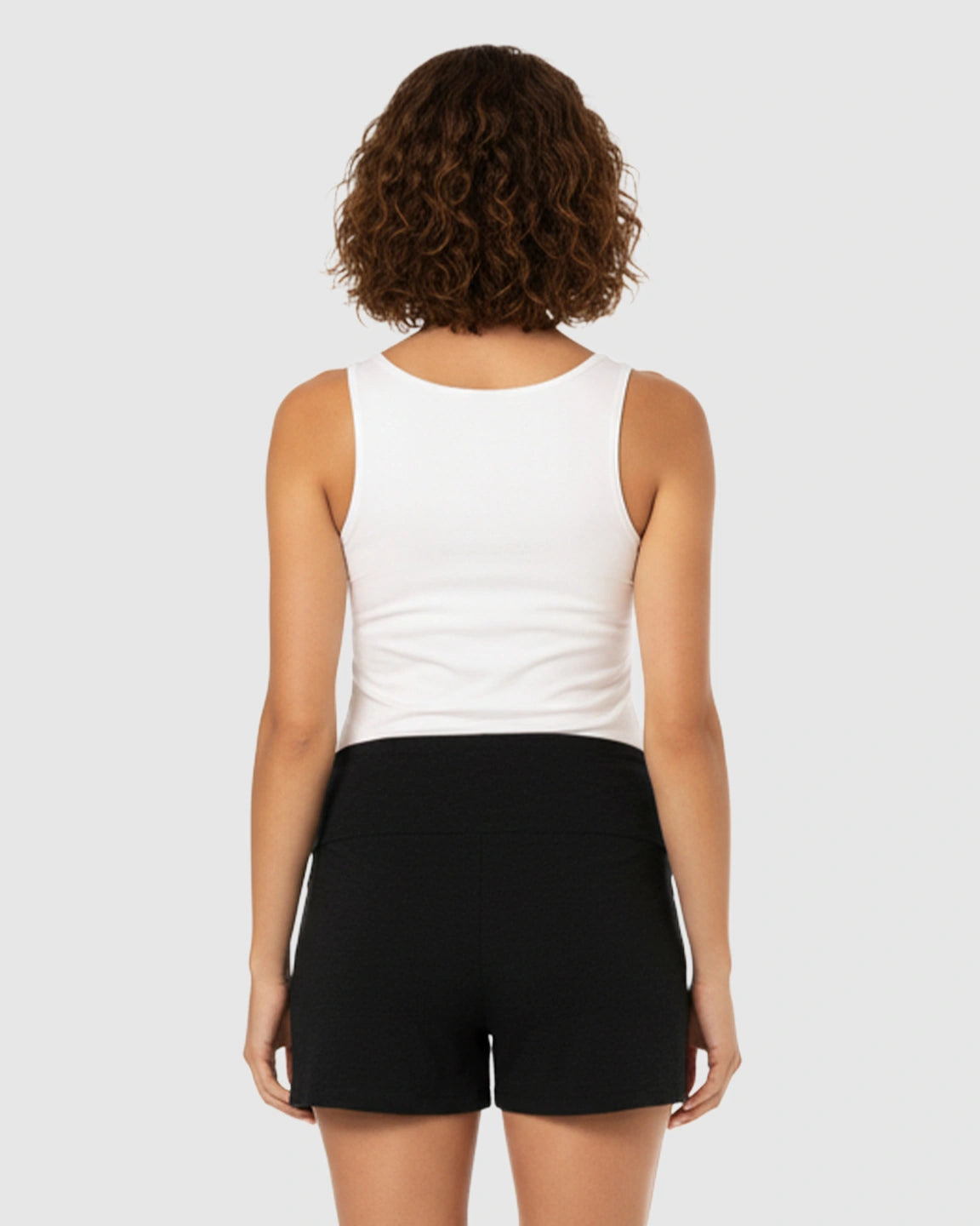 High-Rise Relaxed-Fit Maternity Shorts