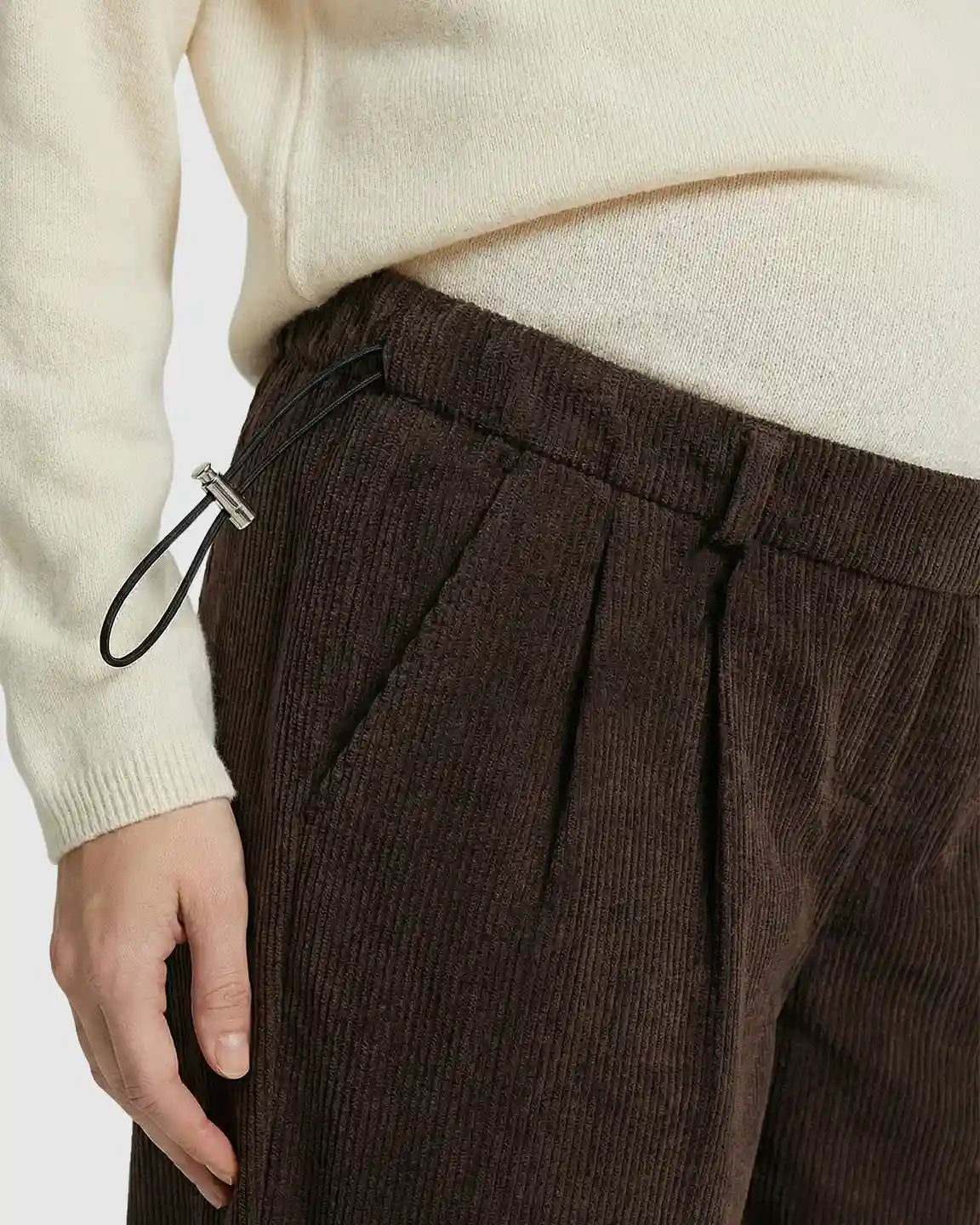 Adjustable Drawstring Loose-Fit Maternity Pants