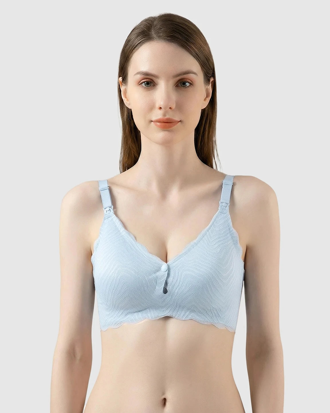 Dual Clasp Seamless Maternity Nursing Bra