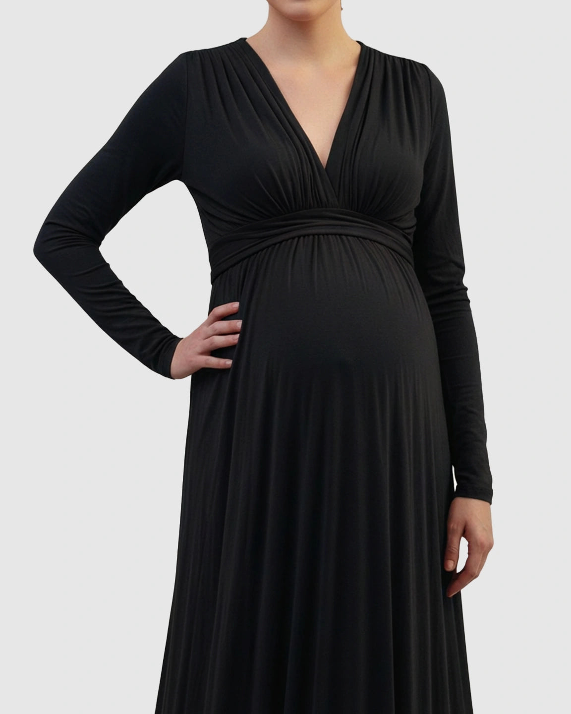 Empire Waist Romantic Style Maternity Photography Gown