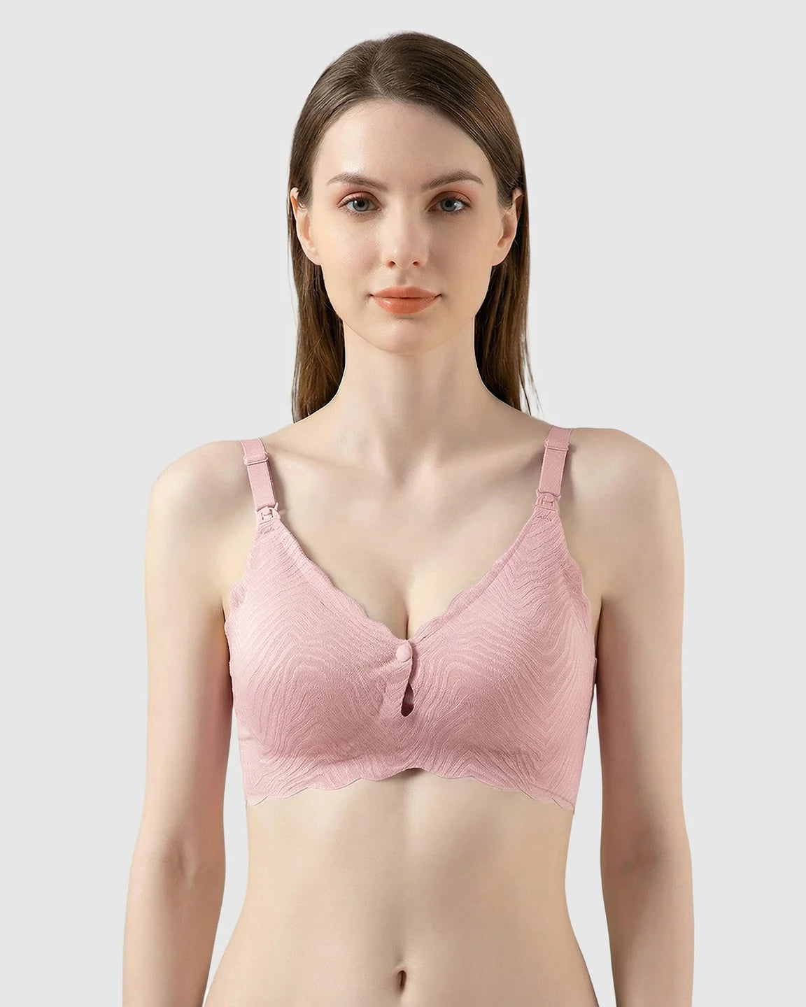 Dual Clasp Seamless Maternity Nursing Bra