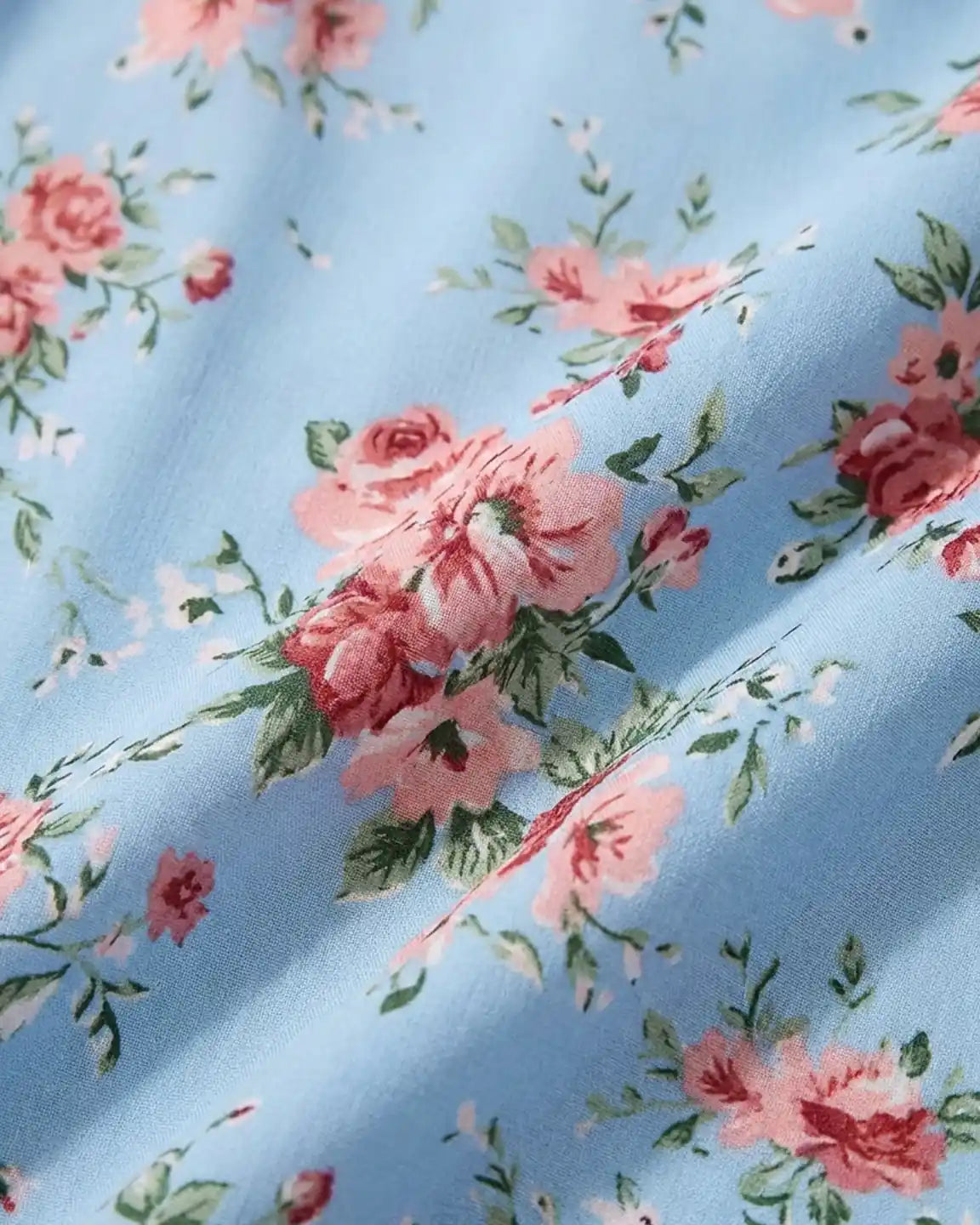 Chiffon Fabric Floral Print Maternity Midi Dress