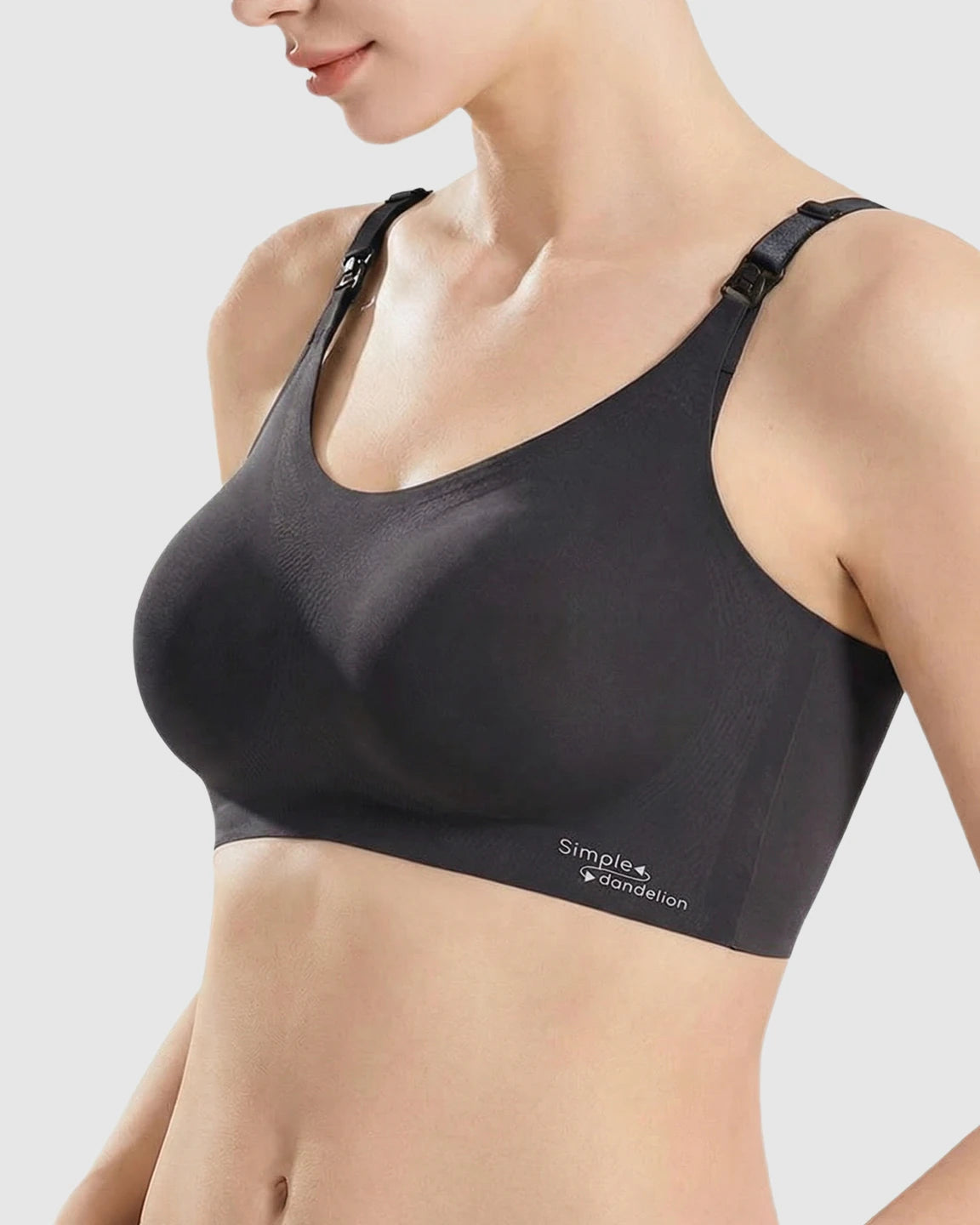 Clip-Down Straps Contoured Nursing Bra