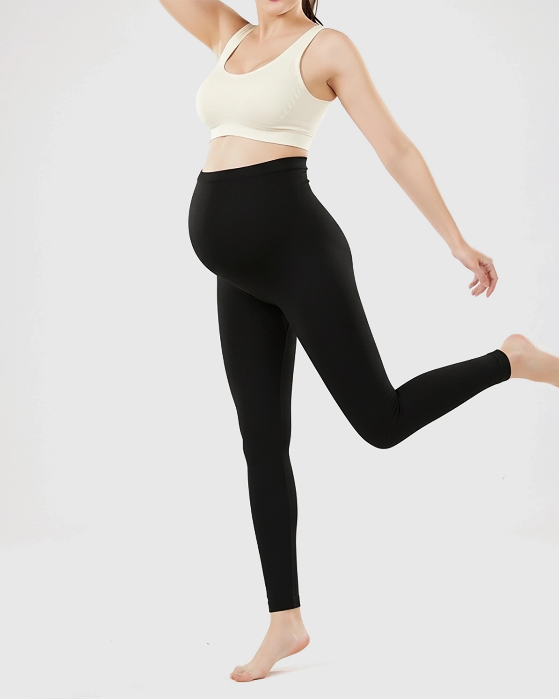 Olivra Seamless High-Waist Maternity Leggings