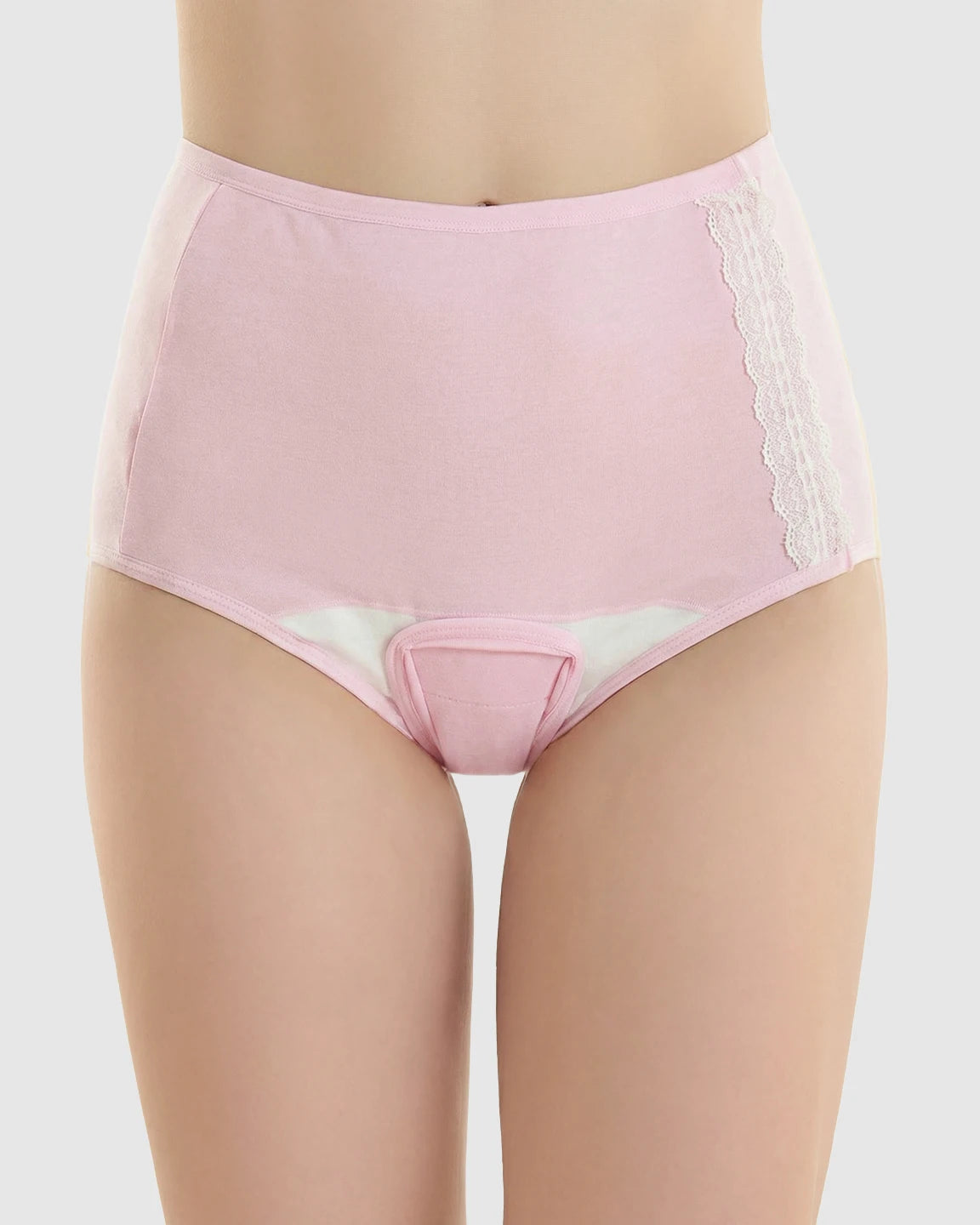 Removable Pad Mid-Waist Menstrual Maternity Panty