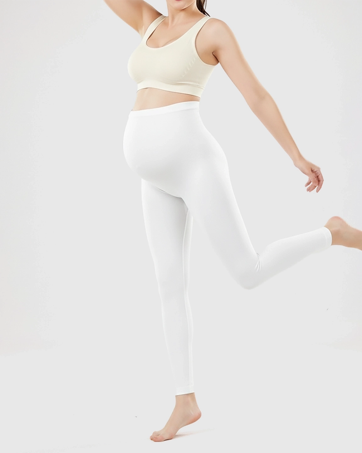 Olivra Seamless High-Waist Maternity Leggings