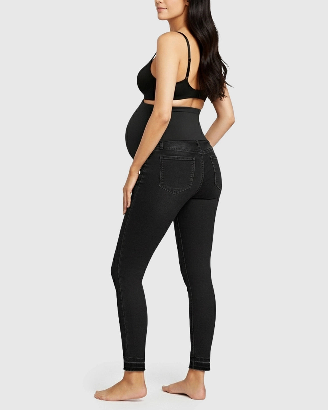 Stretch High-Waist Skinny Maternity Jeans
