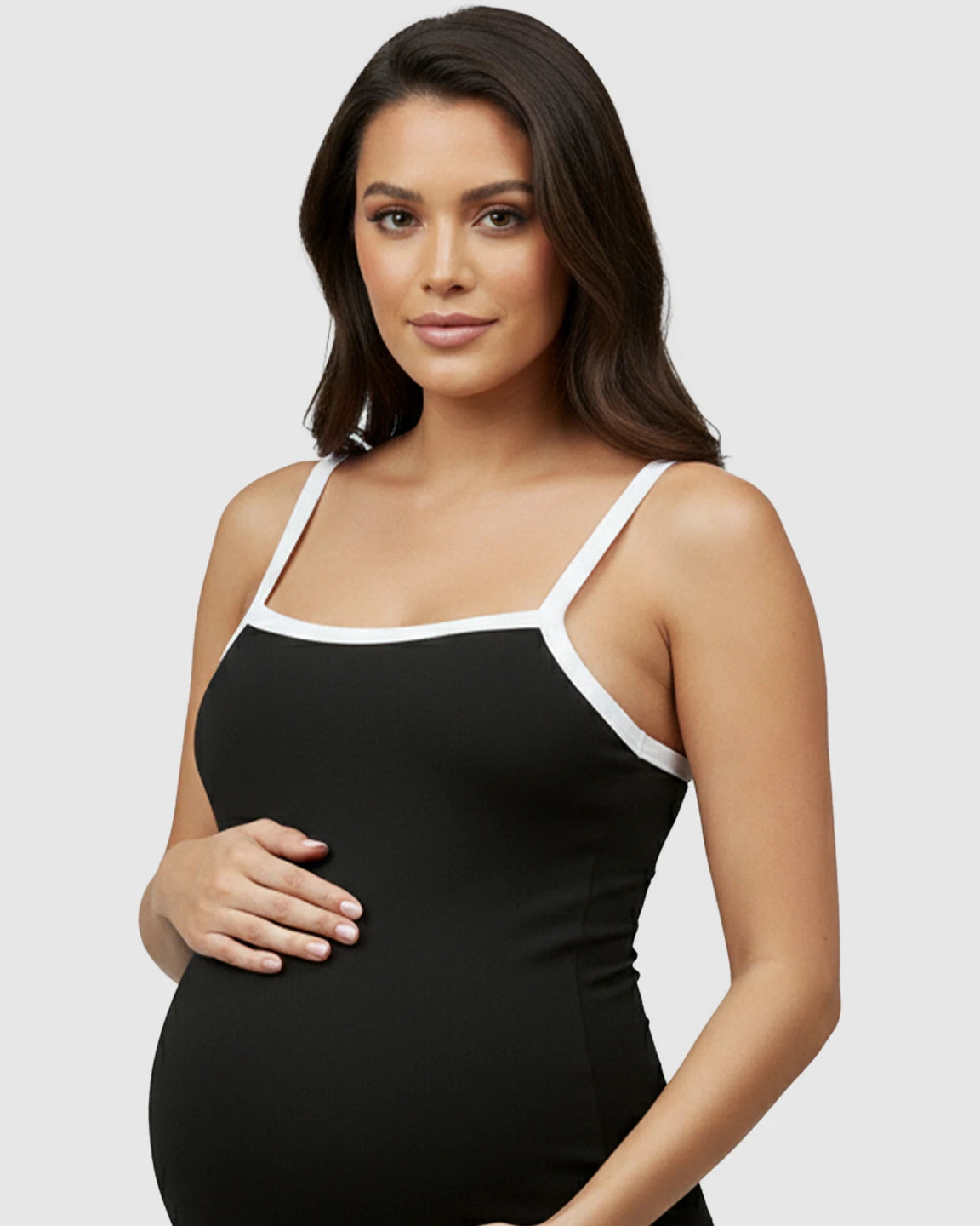 Sleeveless Casual Maternity Jumpsuit