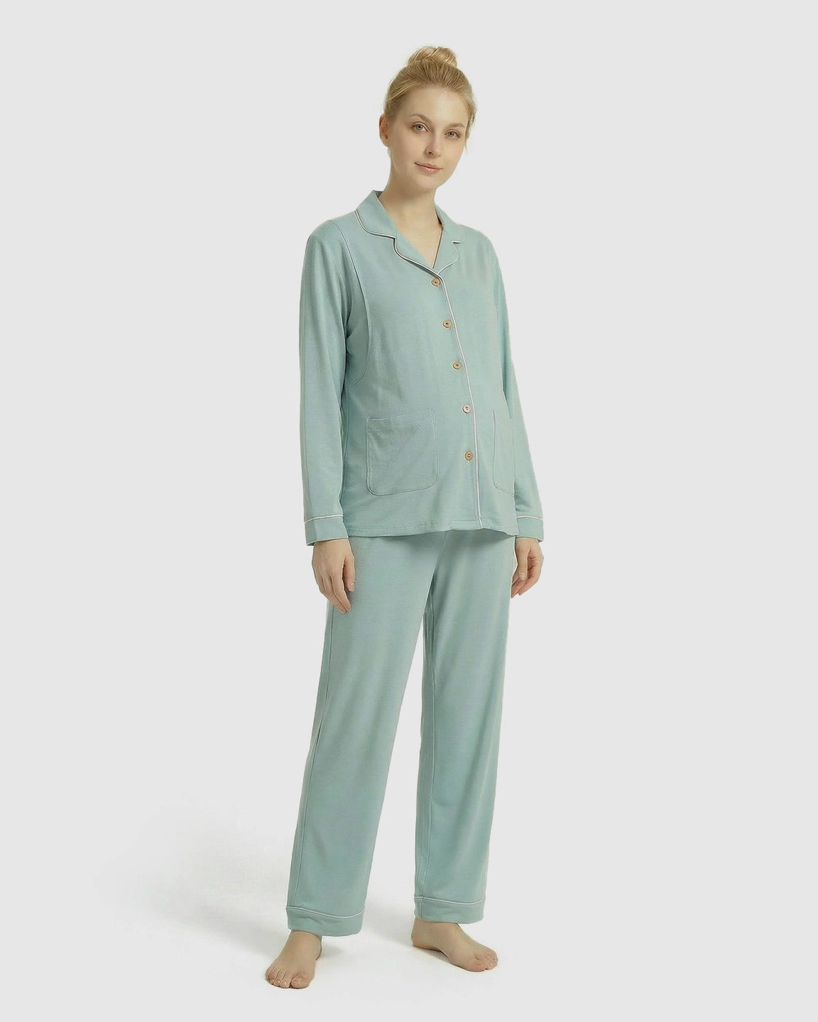 Lift-Up Flap Nursing Access Minimalist Maternity Sleepwear
