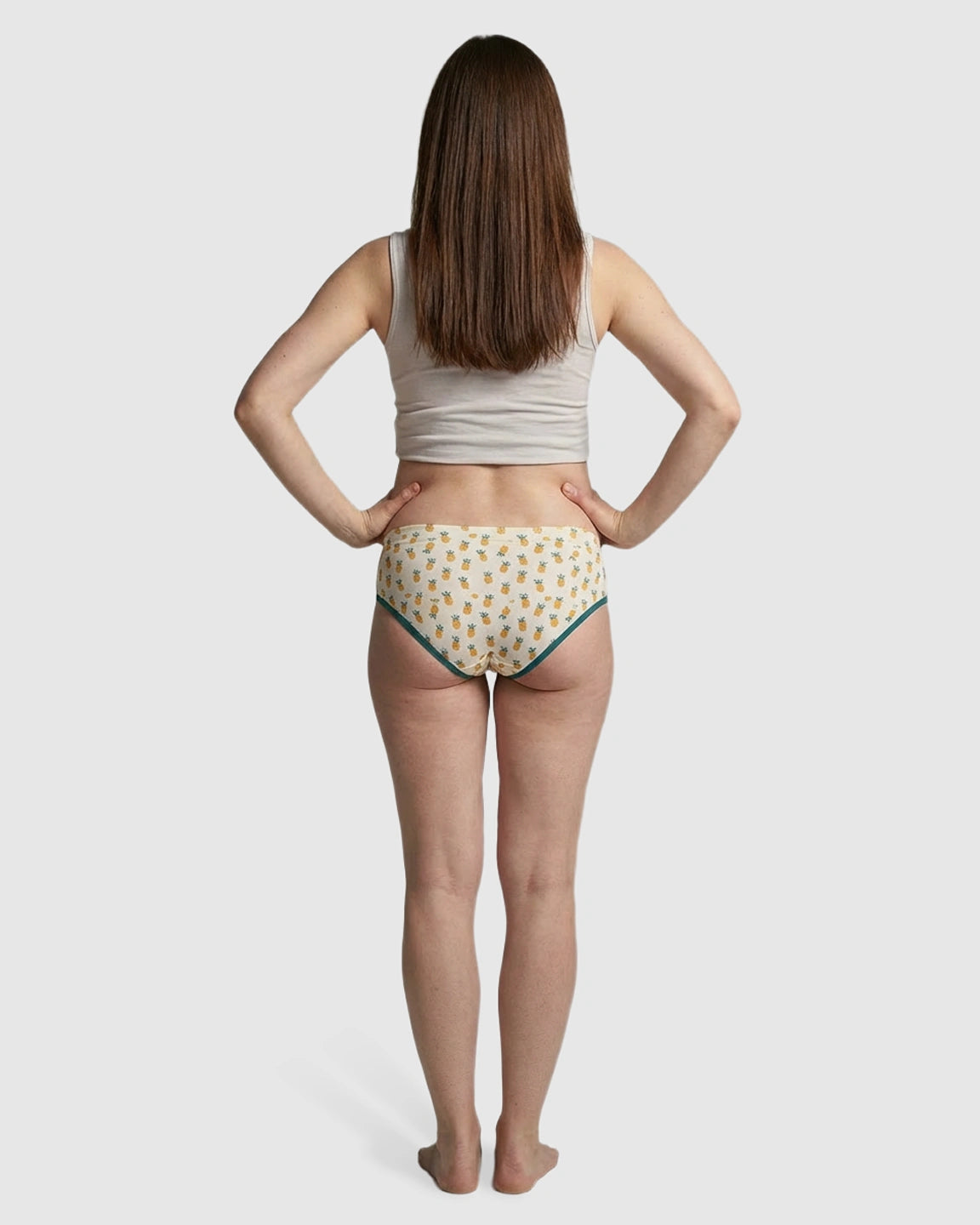 Pineapple Print Low Waist Maternity Panty