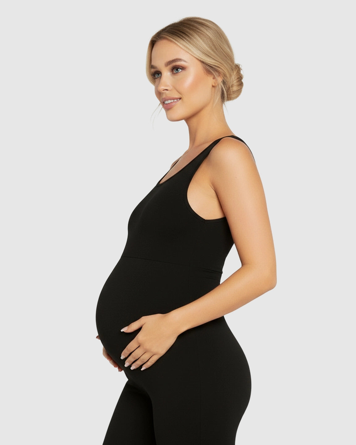 Supportive-Sculpt Sleek-Fit Maternity Bodysuit