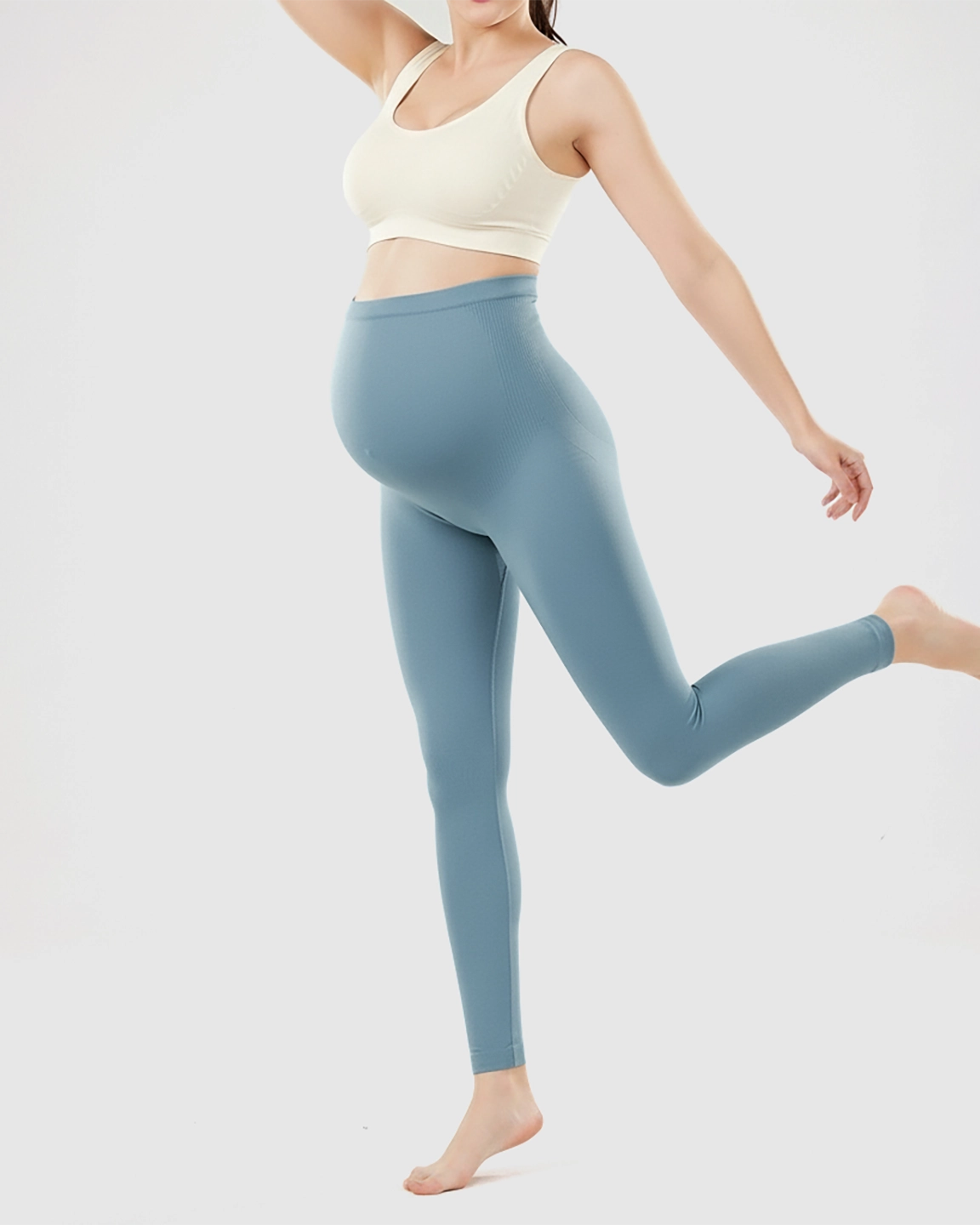 Olivra Seamless High-Waist Maternity Leggings