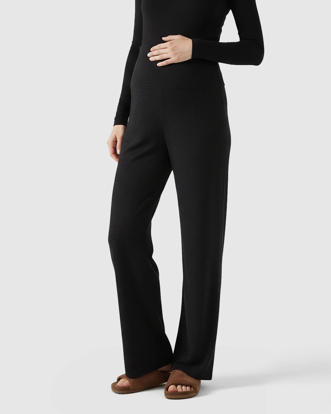 Soft Fleece Relaxed Maternity Pants