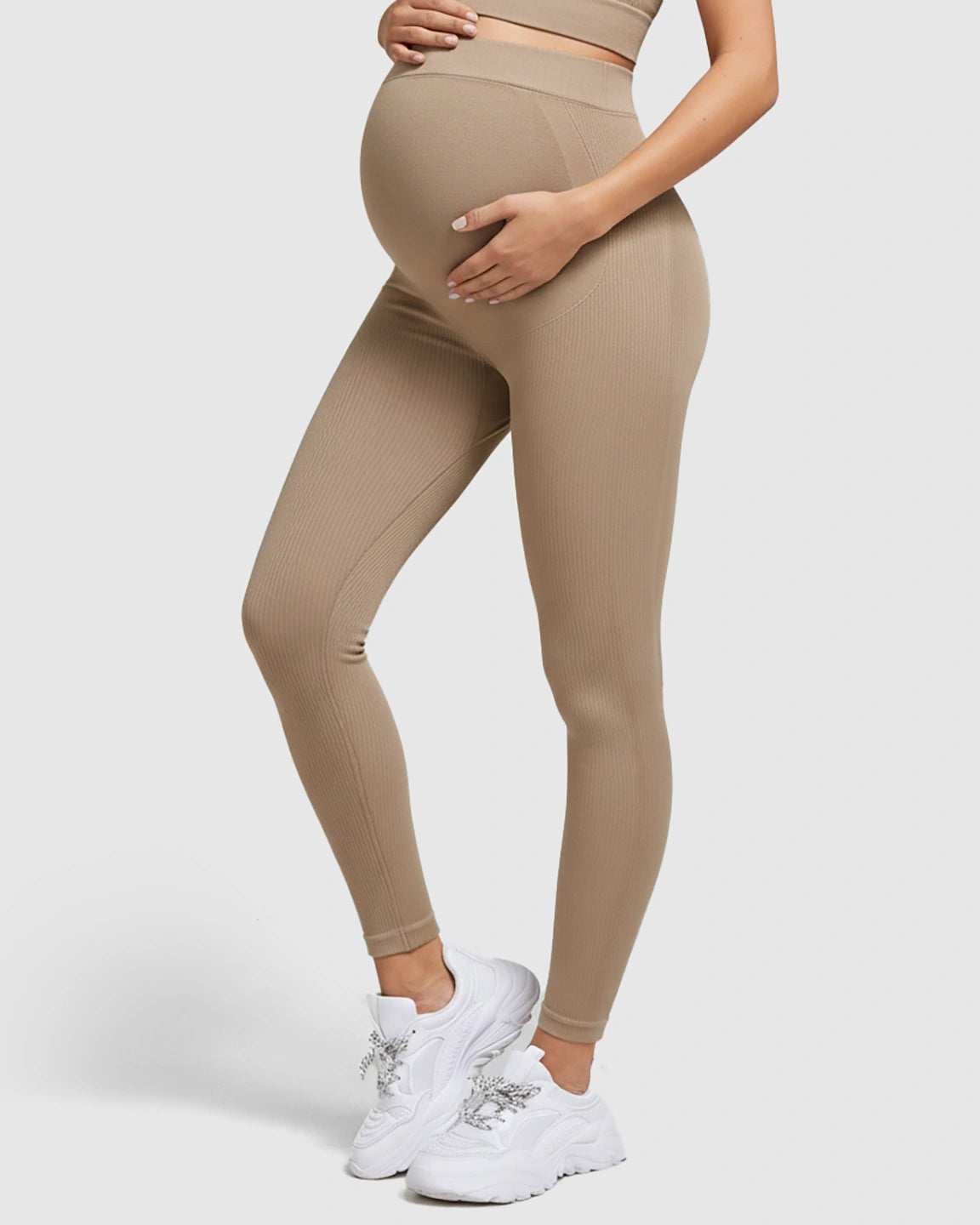 Nylon Stretch Comfort Fit Maternity Activewear Set