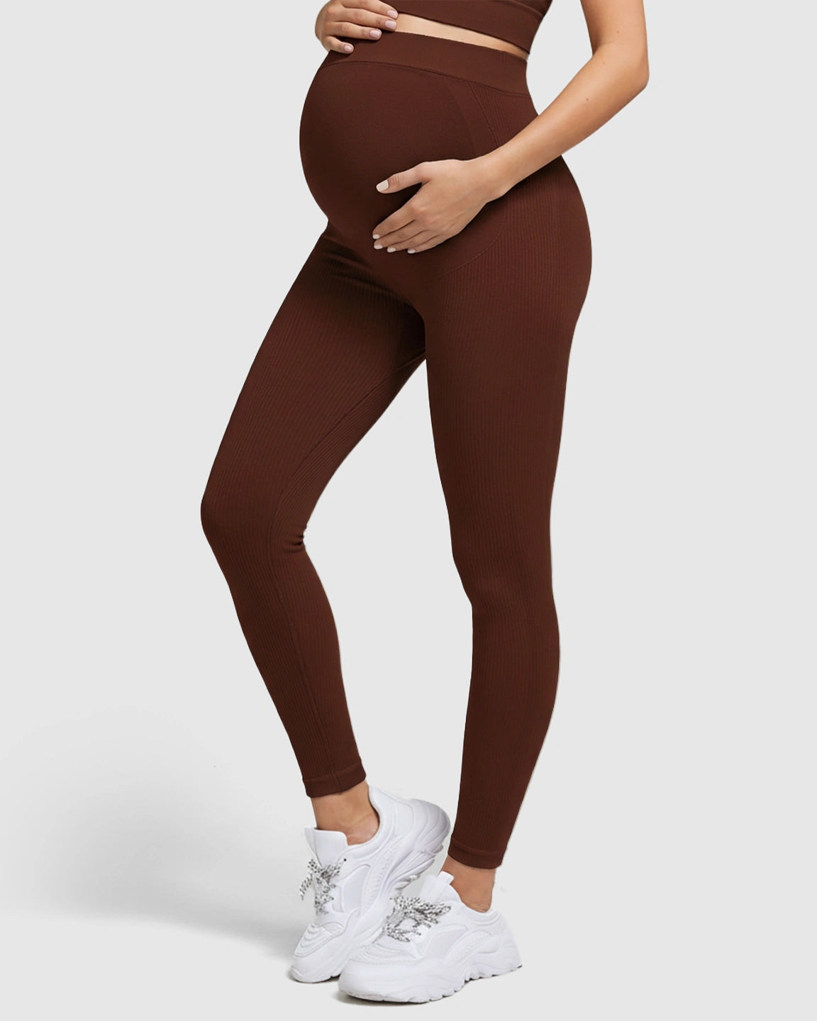 Nylon Stretch Comfort Fit Maternity Activewear Set