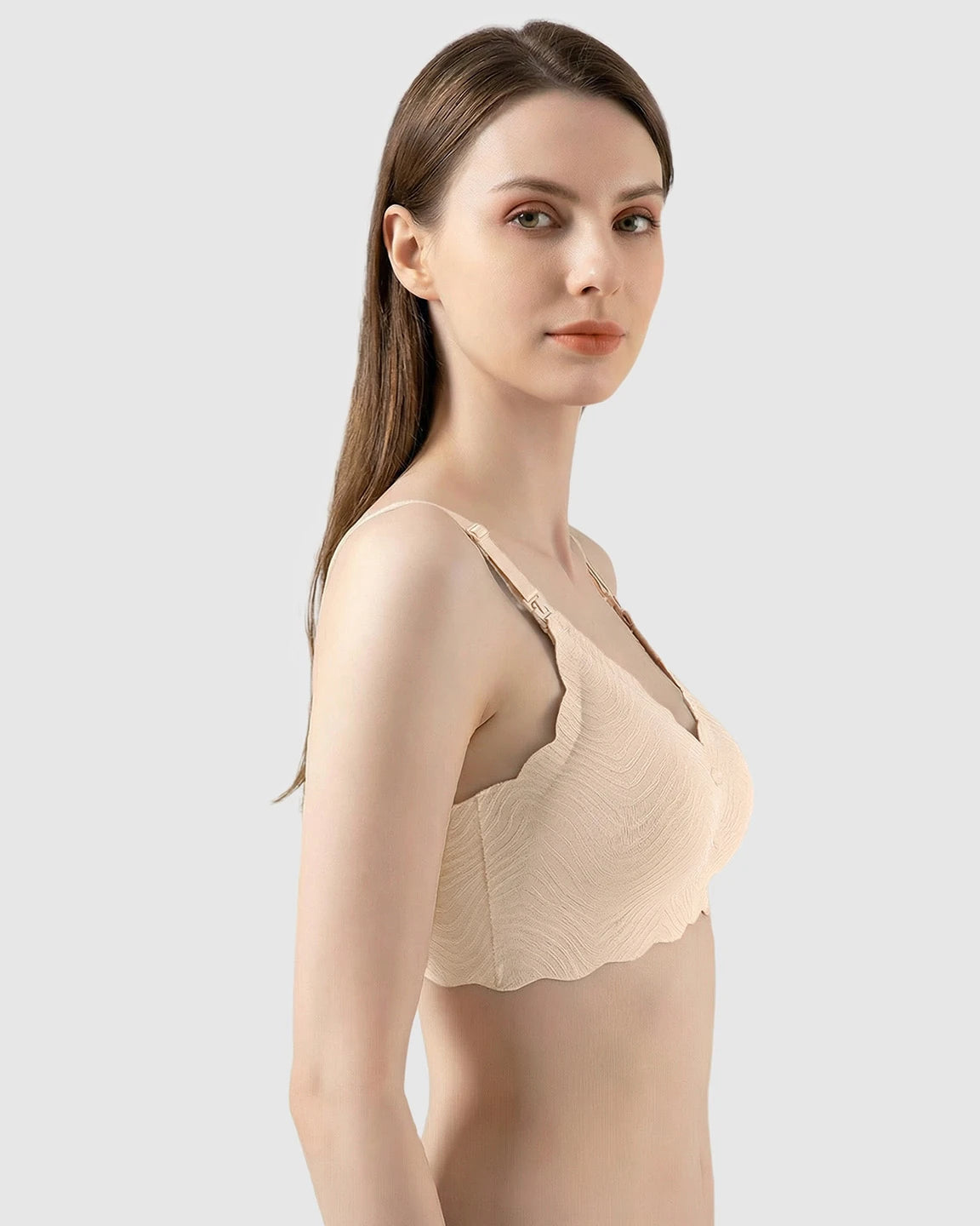 Dual Clasp Seamless Maternity Nursing Bra