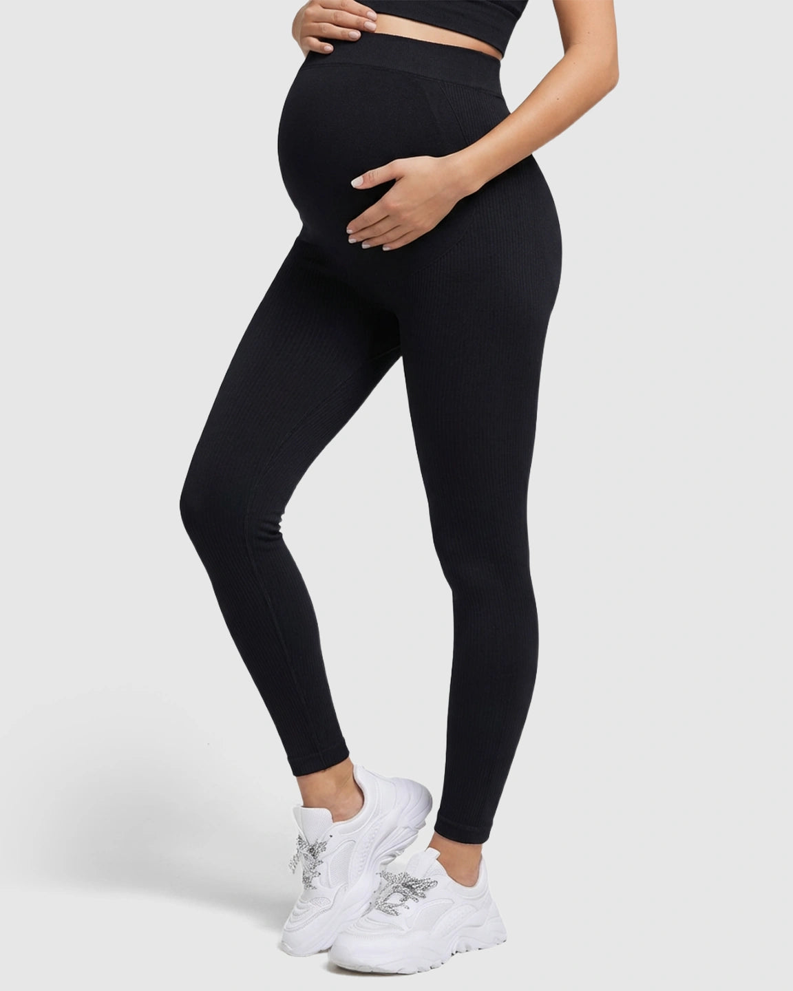 Nylon Stretch Comfort Fit Maternity Activewear Set