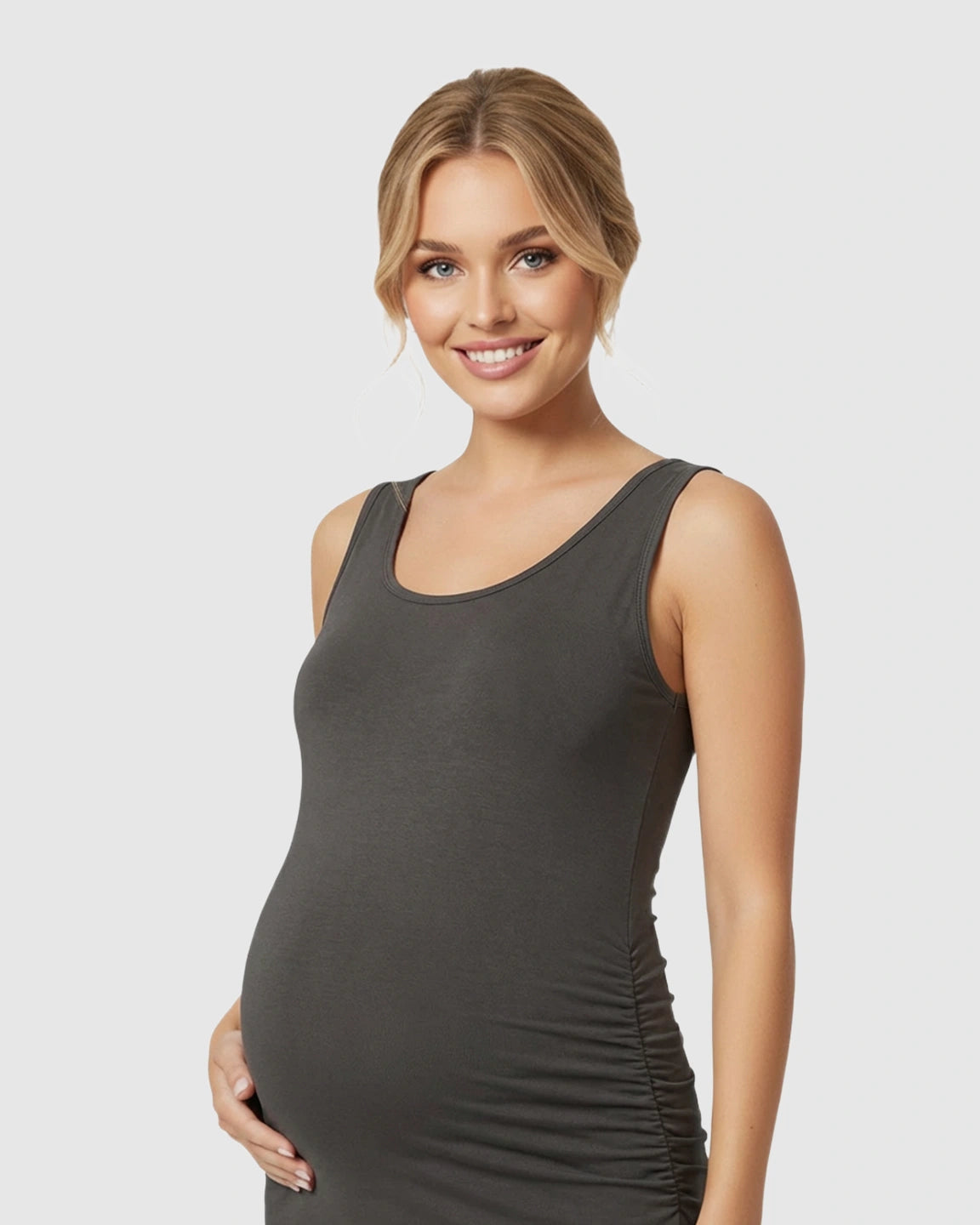 Sleeveless Camisole Bodycon Maternity Dress