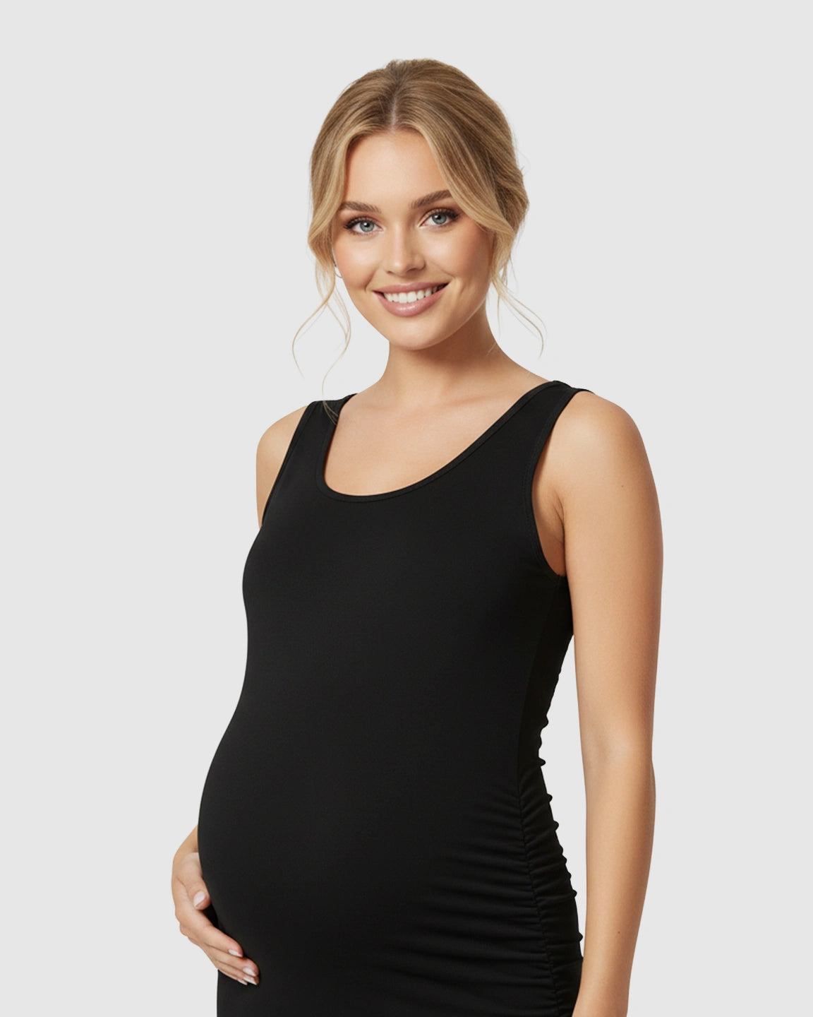 Sleeveless Camisole Bodycon Maternity Dress