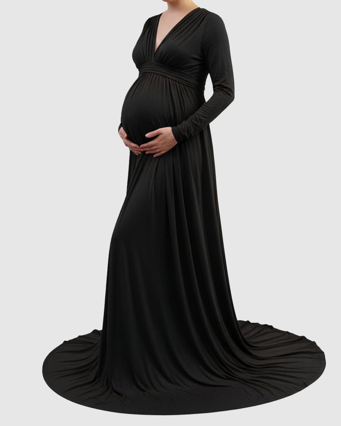 Empire Waist Romantic Style Maternity Photography Gown