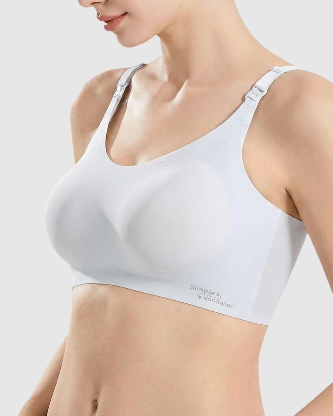 Clip-Down Straps Contoured Nursing Bra
