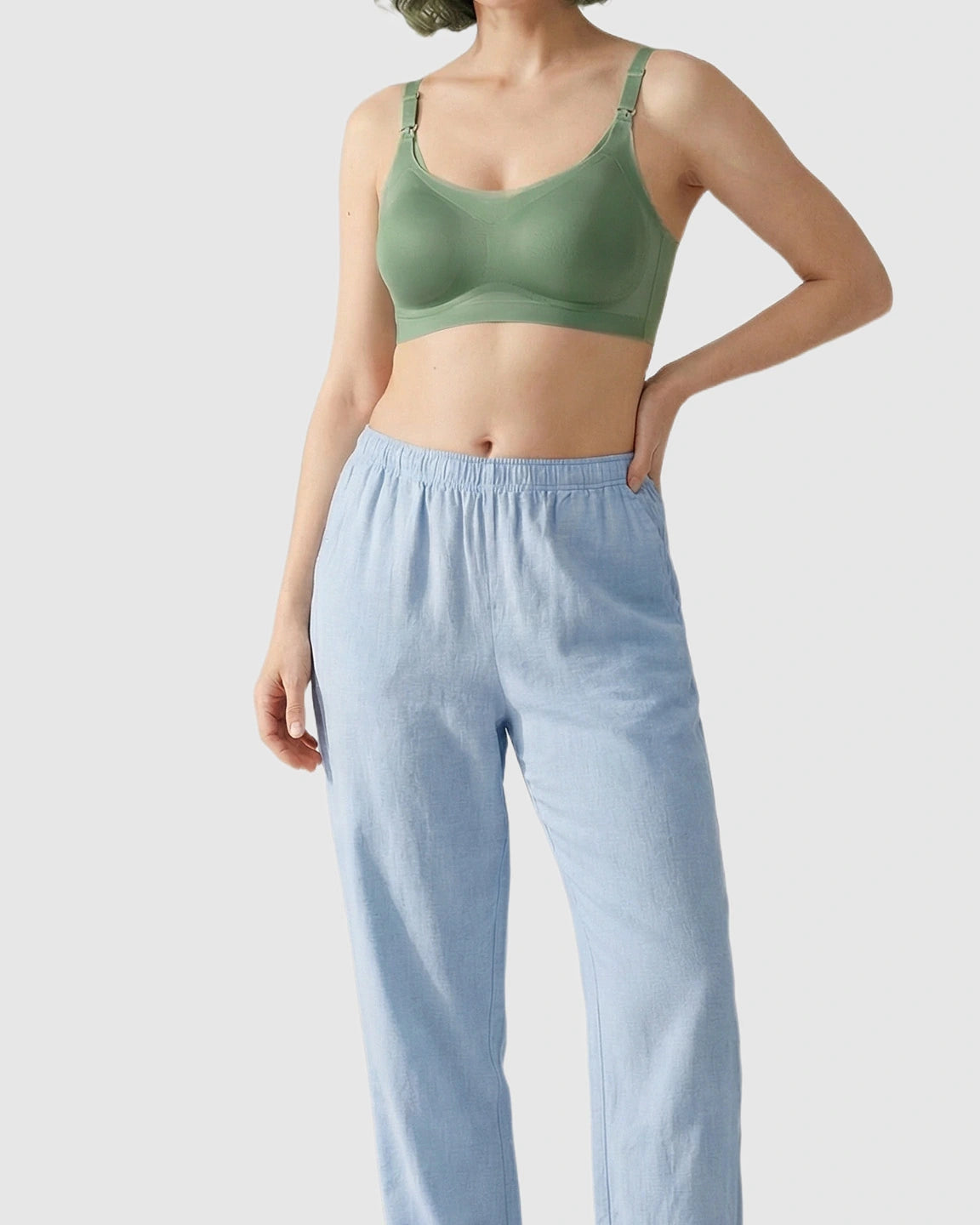 Seamless Ice Silk Ultra-Thin Nursing Bra