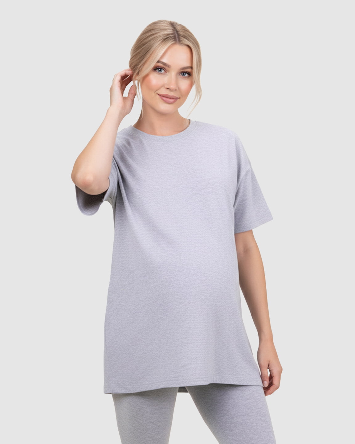 Soft-Stretch Casual-Lounge Maternity Loungewear Set