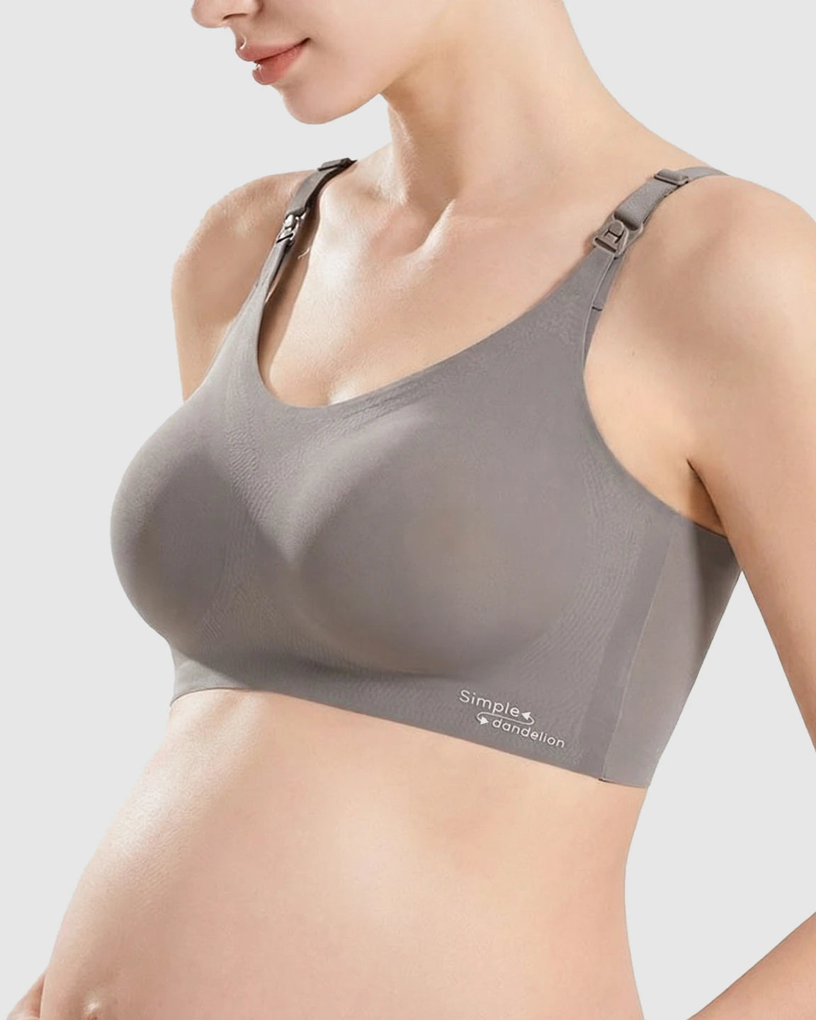 Clip-Down Straps Contoured Nursing Bra