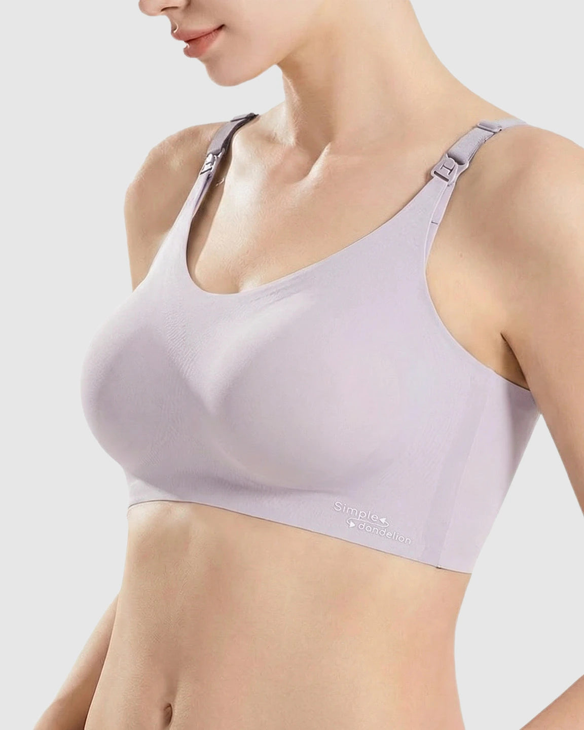 Clip-Down Straps Contoured Nursing Bra