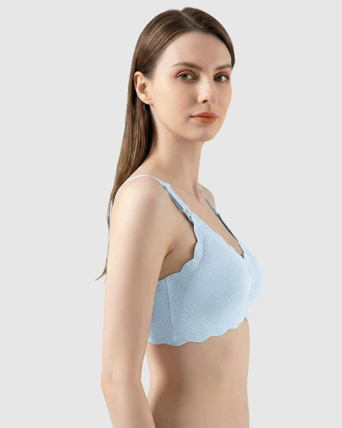 Dual Clasp Seamless Maternity Nursing Bra