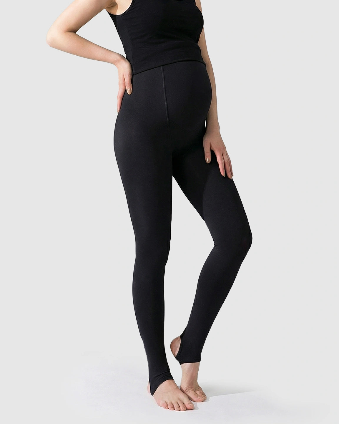Fleece-Lined Over-Bump Maternity Leggings