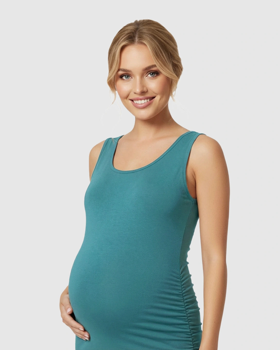 Sleeveless Camisole Bodycon Maternity Dress