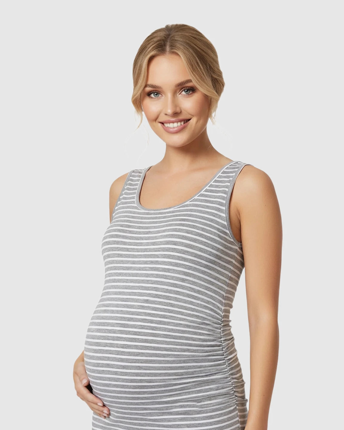 Sleeveless Camisole Bodycon Maternity Dress