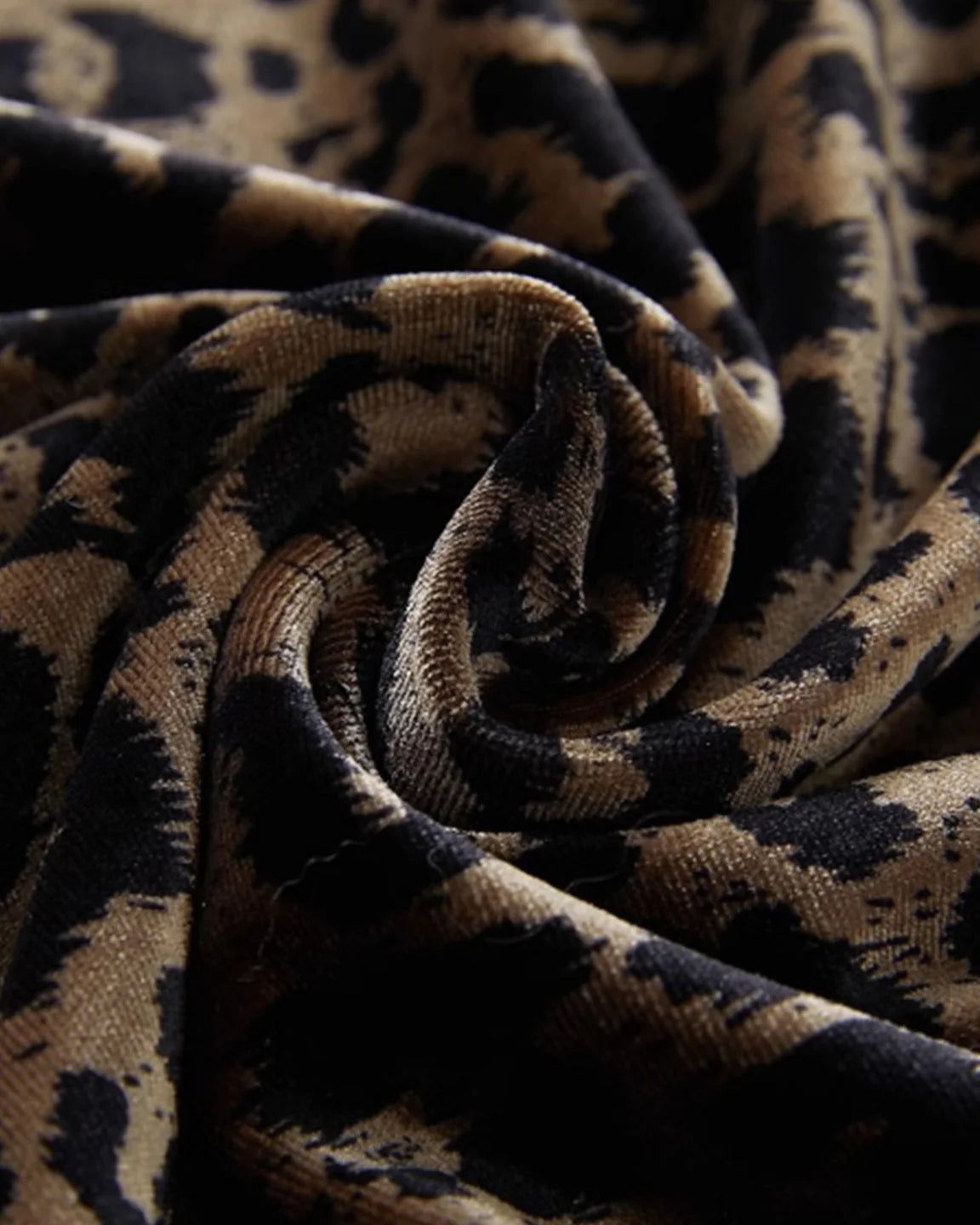 Trendy Leopard Print A Line Cut Maternity Maxi Skirt