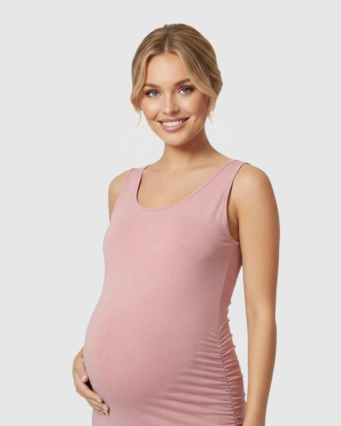 Sleeveless Camisole Bodycon Maternity Dress