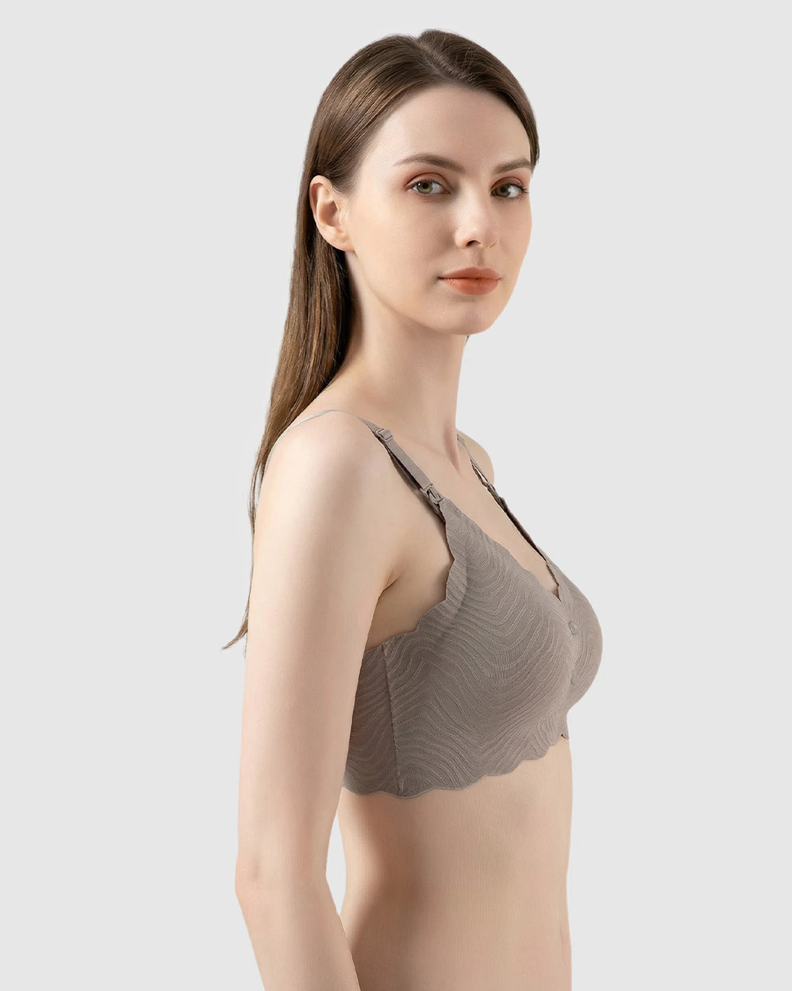 Dual Clasp Seamless Maternity Nursing Bra
