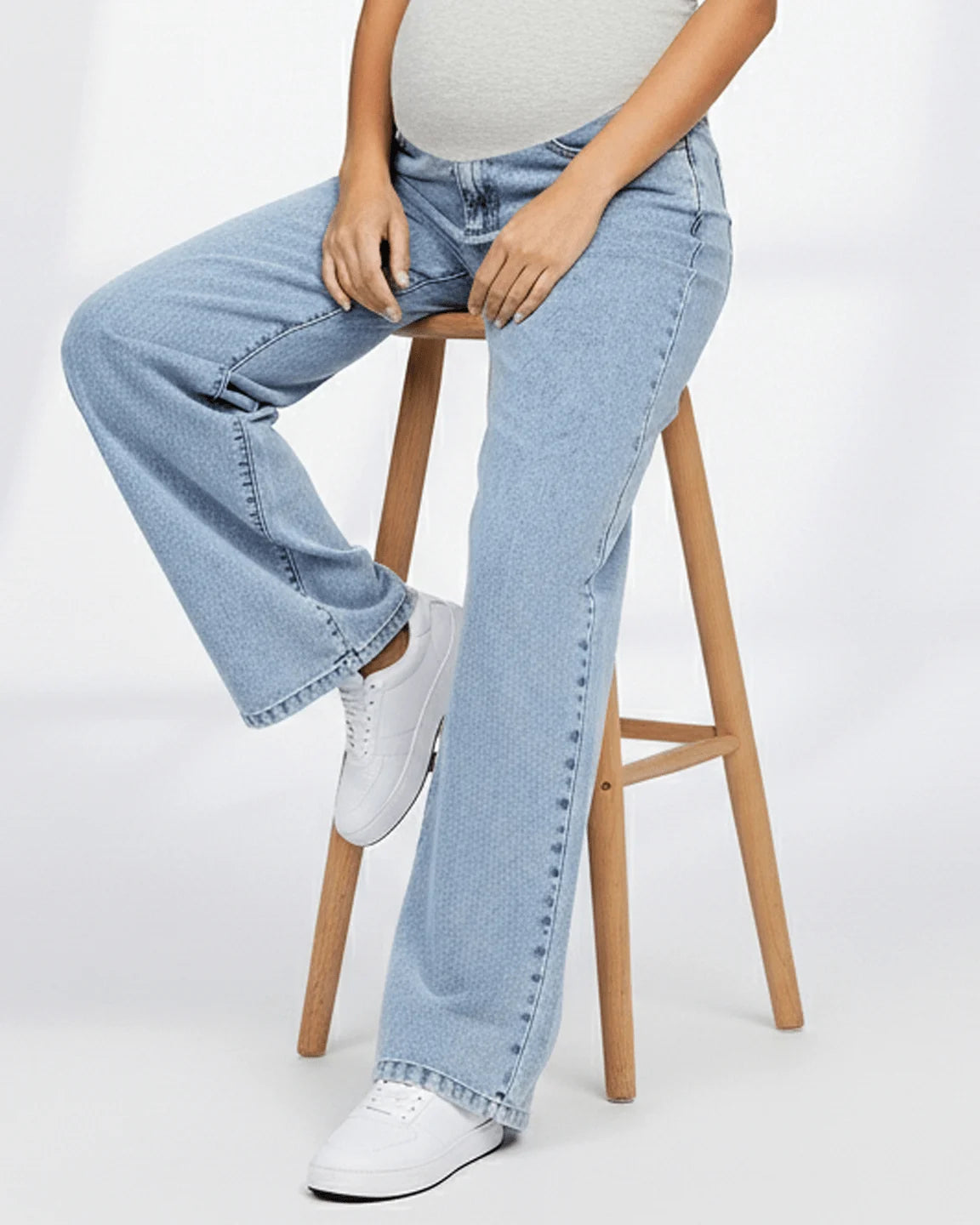 Original Wide-Leg Y2K Maternity Jeans