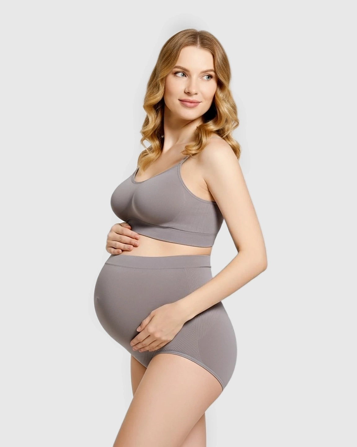 High-Waist Seamless Maternity Panties